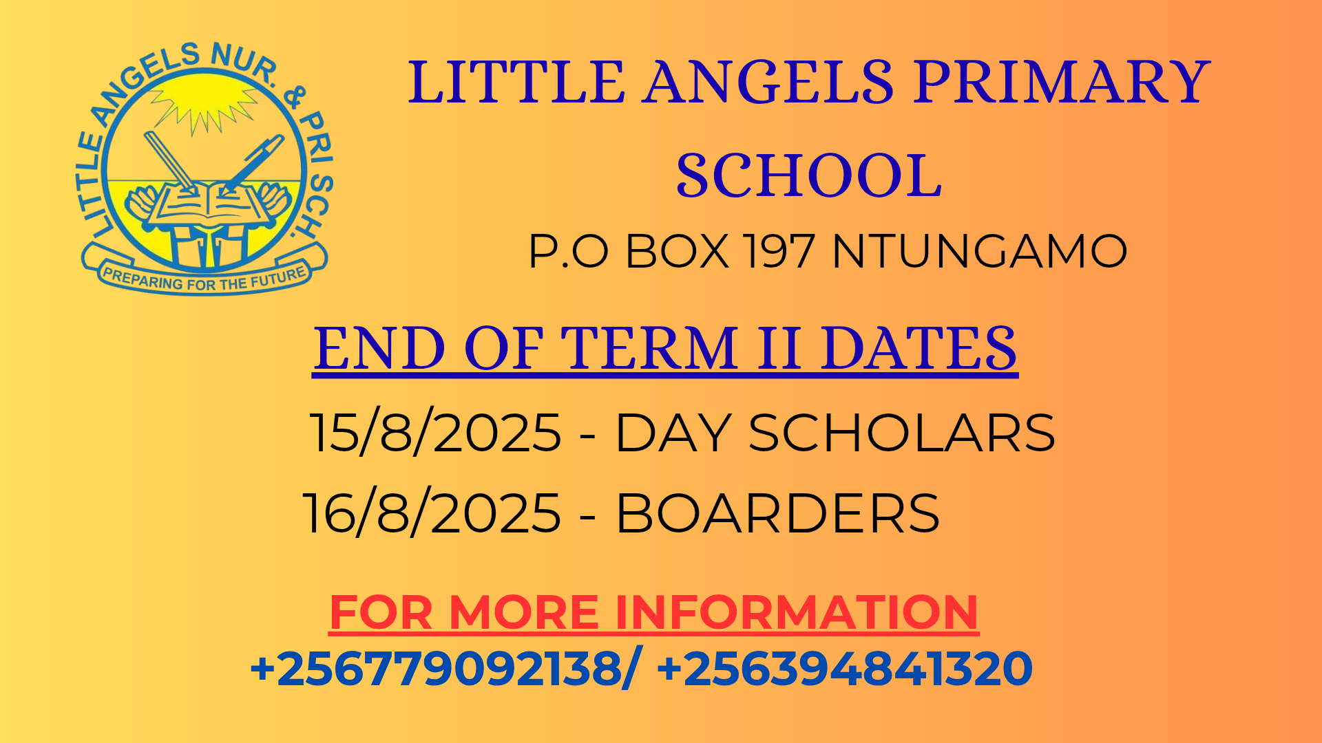 End of flyer